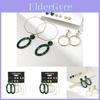 Exquisite Alloy Geometric Earrings Stylish Irregular Dangle Earrings For Women