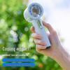 2026 Rechargeable High-Speed Variable-Speed Handheld Cooling Fan with Portable Ice Pack for Outdoor Use