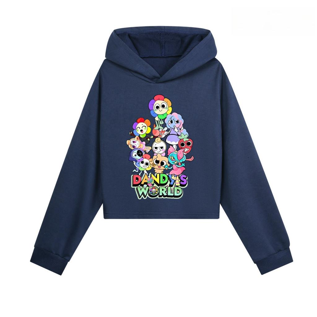 5406 Kids Girls Dandy World Printed Fashion Cute Colorful Long Sleeves Hoodies