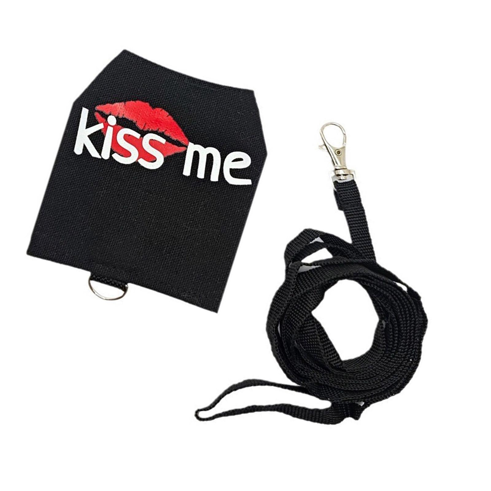 

Регулируемая шлейка для бородатой агамы с коротким поводком, удобная шлейка для ходьбы на рептилии для активного отдыха на открытом воздухе чёрный