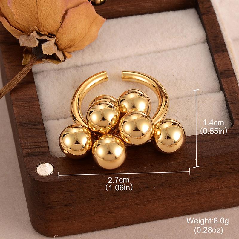 Retro simple geometric ring, high-end sense niche and versatile new twist winding opening ring