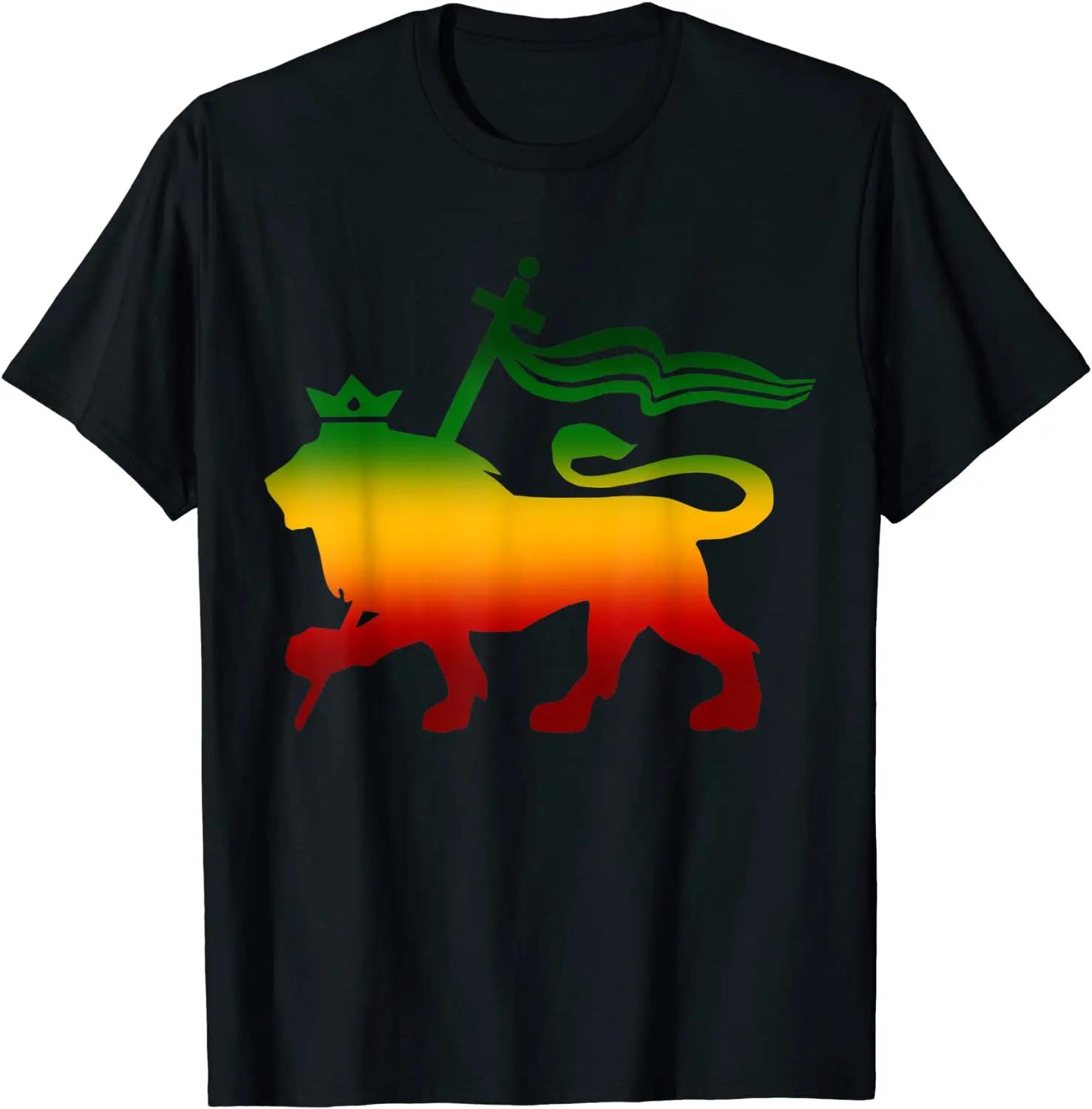 

Lion of Judah Rasta Reggae Roots TShirt Summer Cotton ONeck Short Sleeve Mens T Shirt New S3XL S