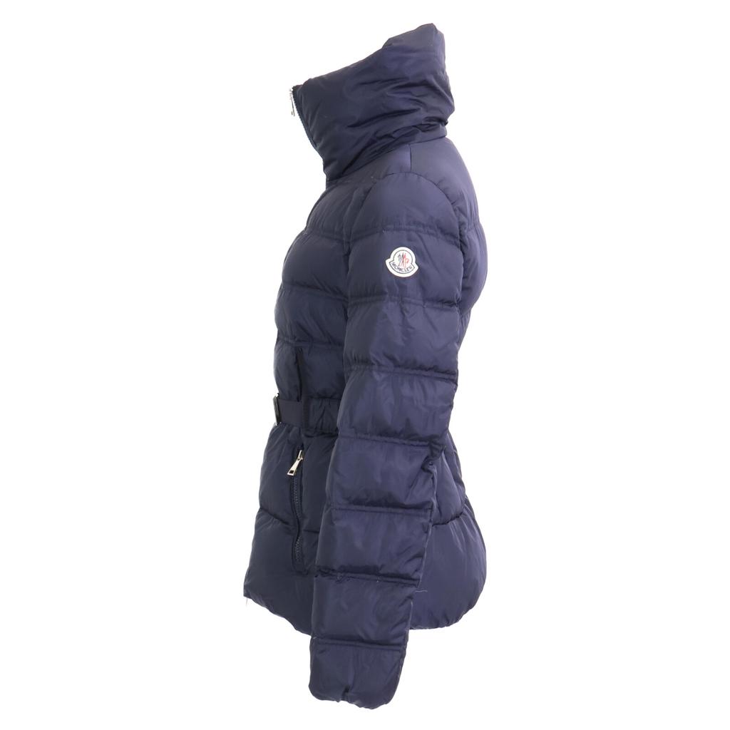 Moncler Authentic ALOUETTE Belted Down Jacket Jacket 0 NavyUsed