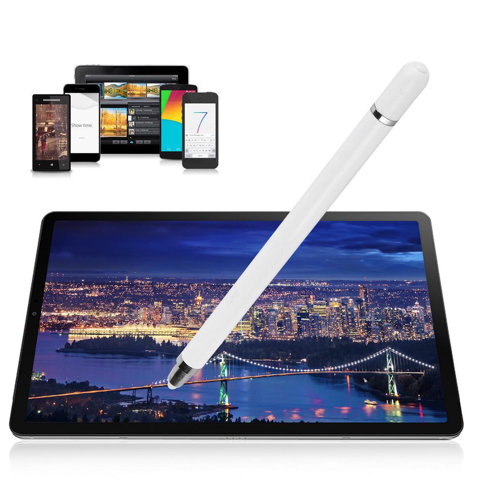 Tablet-Stift Handy-Zubehör Präzise Abriebfeste Faserfeder für iOS Huawei(Weiß )