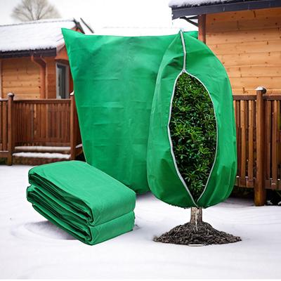 Plant Covers Reusable Freeze Protection Winter Frost Cloth Bags Wraps Tree Covers for Outdoor Garden Potted Plant Shrub
