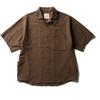 Snow Peak Airo Short Sleeve Shirt Mens Cut Sewn Brown Medium Sh 26su009