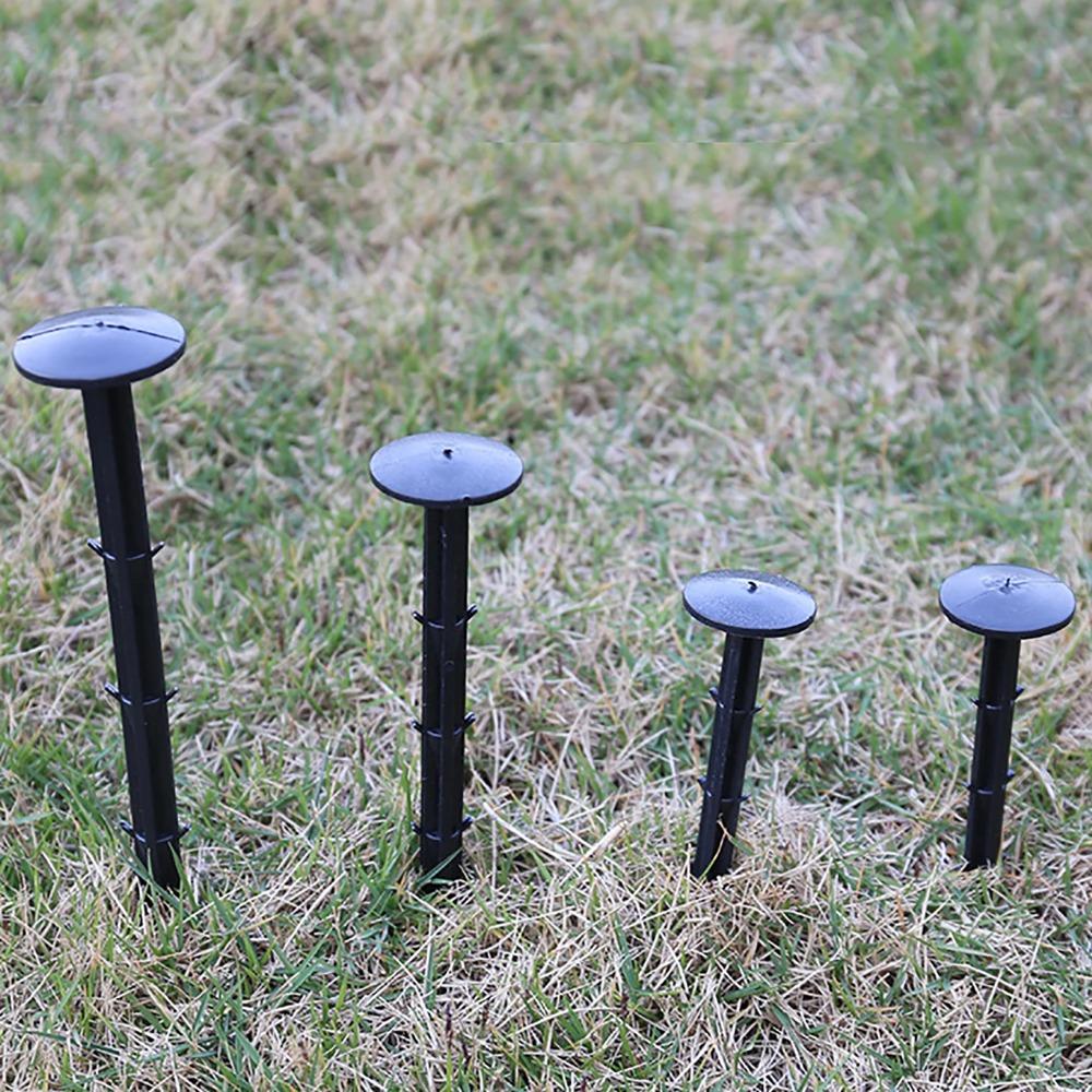 50Pcs Ground Nail Greenhouse Film Fixed Stakes Sunshade Net Tent Camping Windproof Weed Cloth Anchoring Ground Peg 11/16cm