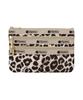 LESPORTSAC Latte Leopard 3-Zip Cosmetic Pouch [7158.Hh07]