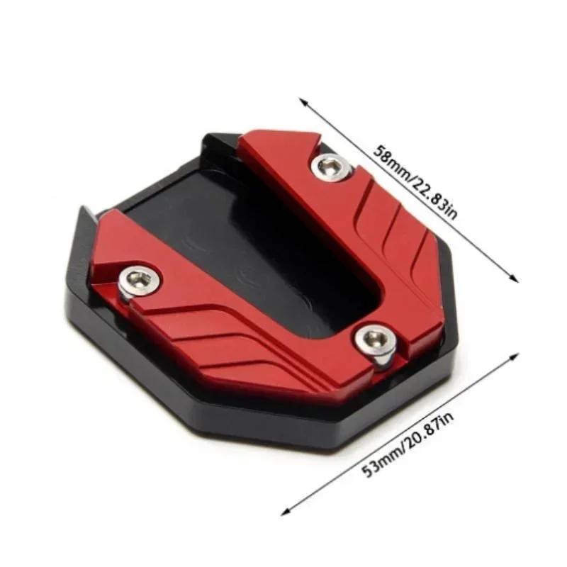 Motorcycle Bike Parking Kickstand Extender Foot Side Stand Pad Support Plate Motorbike Accessories