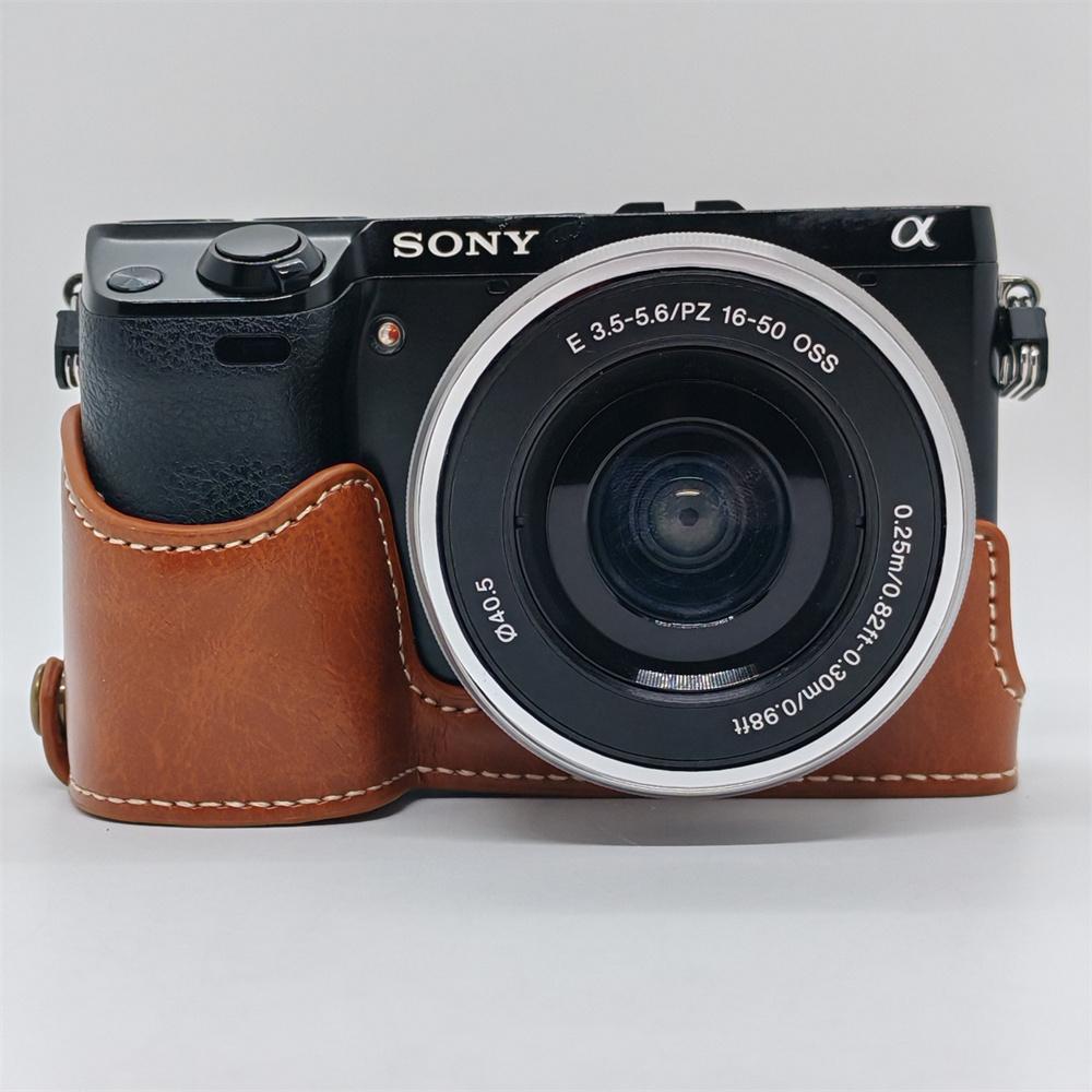 

PU Leather Half Case for Sony NEX7 NEX-7 NEX6 NEX-6 Camera Bag Battery Opening Bottom Cover
