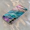 Colorful Electroplated Glass Design Phone Case Suitable for Samsung Galaxy S26 S25 S24 S22 S21 S20FE/Ultra/Plus Shock Absorption