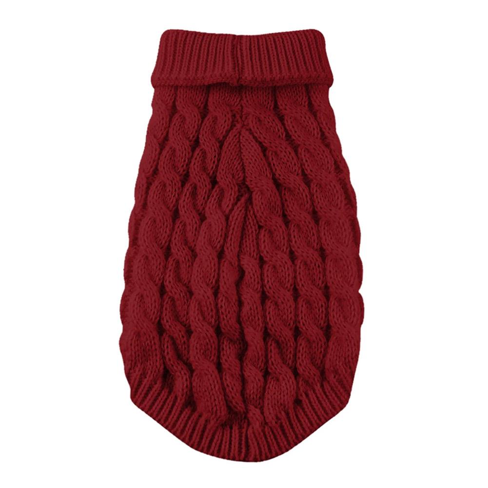 Warm Dog Sweaters for Small Dogs Turtleneck Knitted Winter Dog Clothes Pet Puppy Cat Sweater Vest For Sphinx Cat Dog Sweater