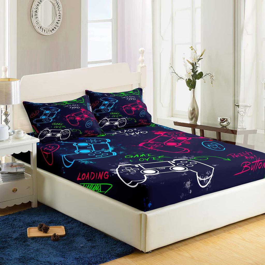 Unicorn Pattern Mattress Three-Piece Digital Printing Bedding Mattress Three-Piece Set Children And Adults