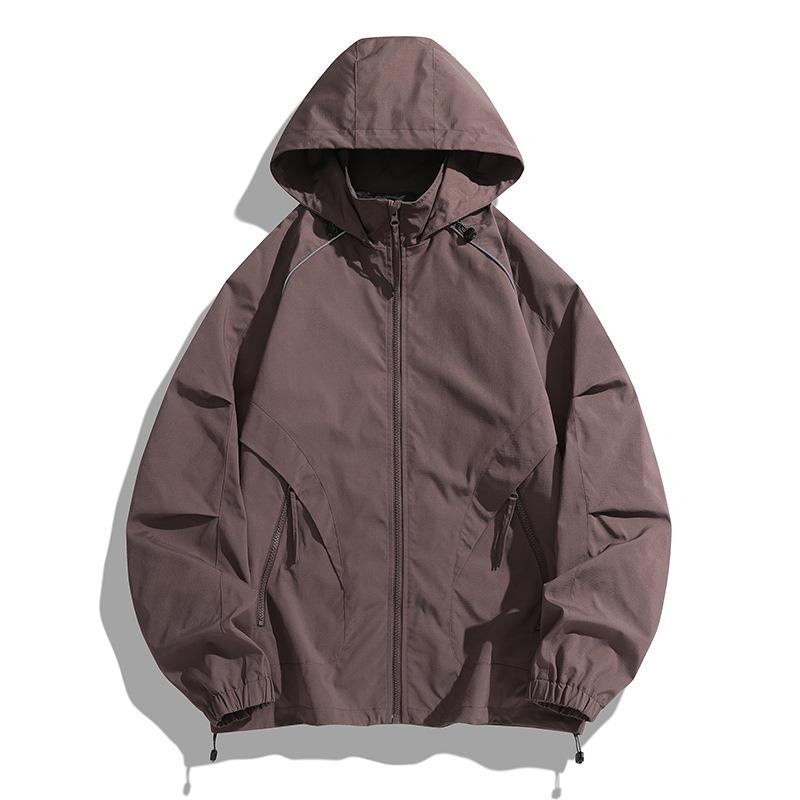 Men's Autumn Casual Loose Fit Korean Style Unisex Windbreaker Jacket