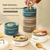 304 Stainless Steel Insulated Multi-Layer Bento Box - Portable, Sealed, Large Capacity for Students