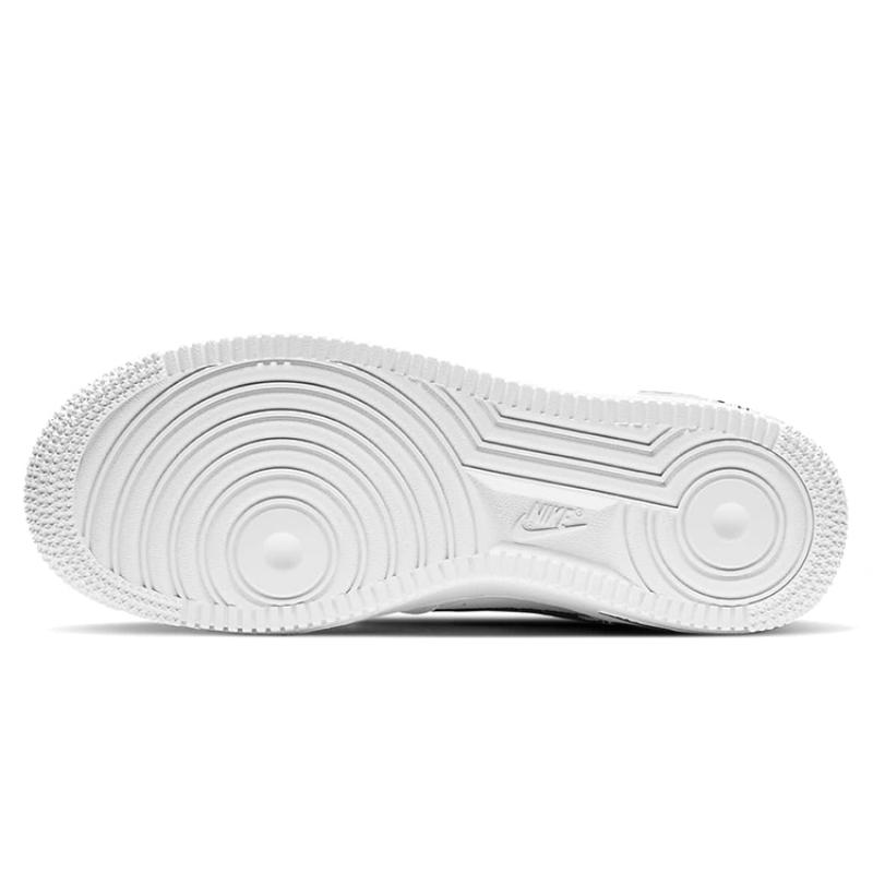 Nike Air Force 1 GS Anti Slip Wear Resistant Low Top Kids' Skateboarding Shoes Black White Teenagers Sneakers DC9189-100