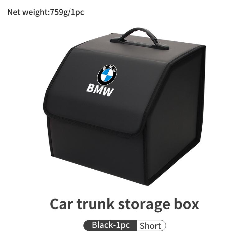 LPTJD1 2026 Car Sticker Car Trunk Leather Fold Large Capacity Organizer Bag Storage For BMW G30 G20 M3 M5 E91 E92 E93 E36 E70 X3 X4 X5