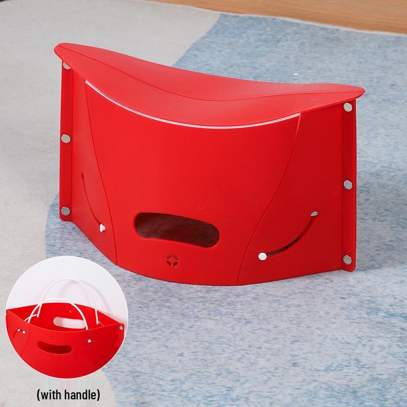 Portable Folding Plastic Stool for Travel & Outdoor Use