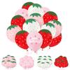 10pcs Strawberry Balloons Fruit Summer Beach Hawaiian Party Watermelon Baloon Kids Girl Birthday Party Ballon Festival Globos