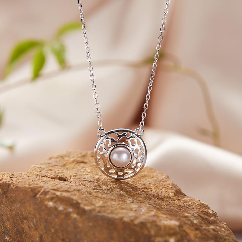 S925 Sterling Silber 18K Naturfarbe Schatz Ohrringe Leichter Luxus Premium Nische Original Design Ohrringe Neue Chinesische Ohrringe