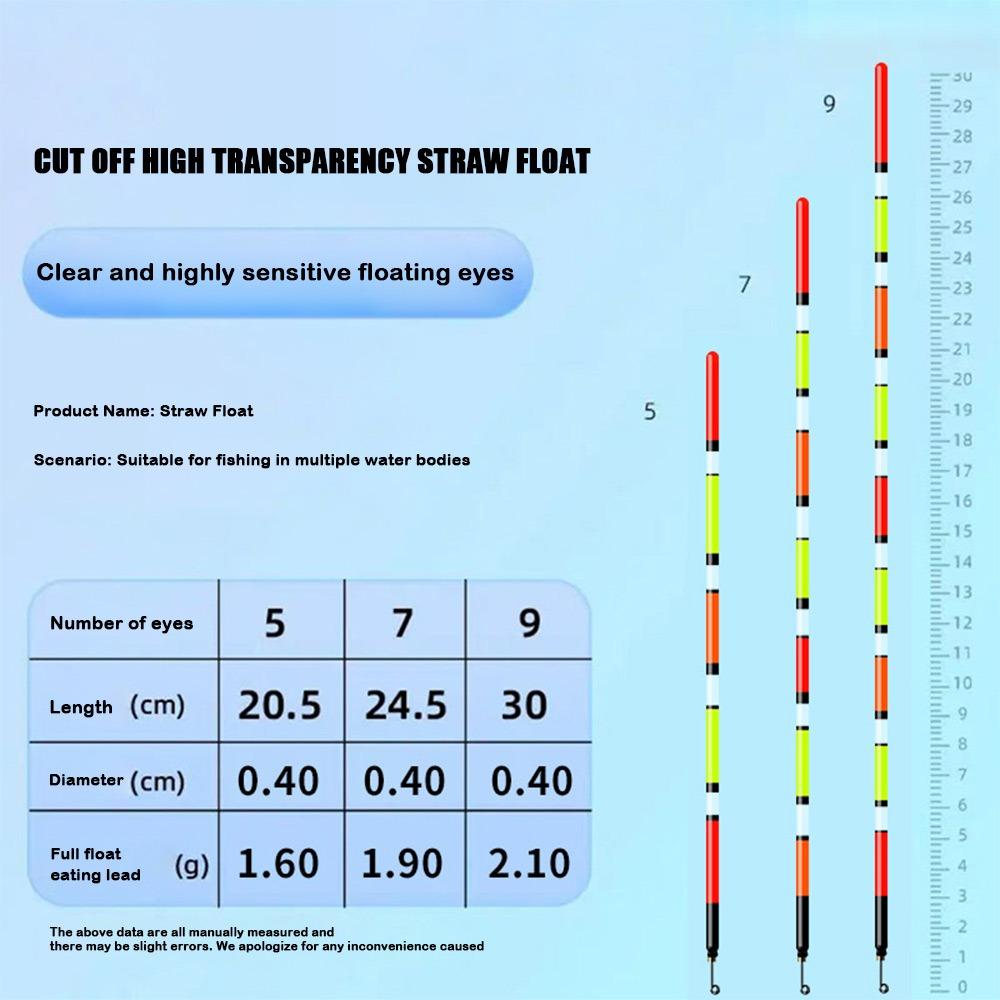

Eye-catching High Sensitivity Float Foot Ring Style Extended Float Fish Float Crucian Carp Fishing 20cm Direct Insertion Model