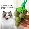 Grape Catnip Teeth Grinding Cat Toy Cat Mint Ball Wood Vine Self Fun Relieve Boredom Bite Resistant Kitten Supplies Teeth Grindi