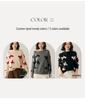 Women's Butterfly Cashmere Round Neck Sweater - 2025 Autumn/Winter Loose Slim Fit Knitwear