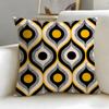 Bohemian pattern Cushion Cover Soft  EasyWash Pillow Case  Versatile for Couch Bed Travel and Office