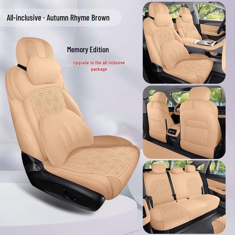 Geely Galaxy A7EMi Helt Sätesskydd 1.5L - Andningsbar Perforerad Sadelkudde