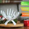 Skeleton Hands Bowl 3D Printing Halloween Skull Bowl Home Decoration Spooky Halloween Decorative Bowl Held by Skeleton Hands