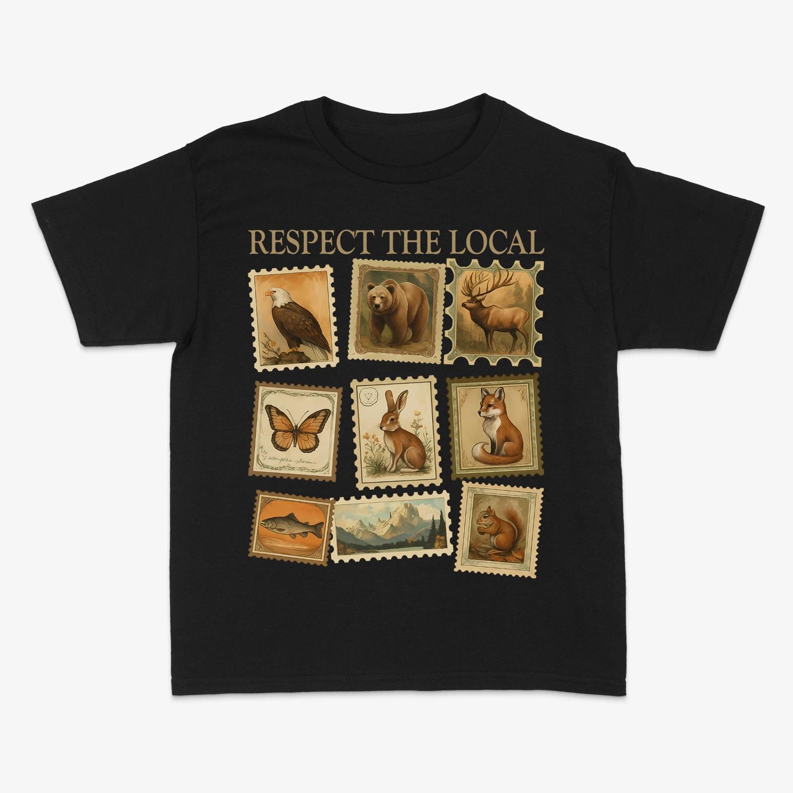 Respect The Local Shirt, Gift for Mother Nature Lover, Protect Environment Shirt M