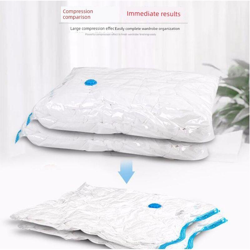 Thickened Extra-Large Transparent Compression Bag for Clothing Storage, Vacuum Storage Bag, Compression Bag, Organizing Bag for Home Use
