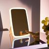 1pc Travel-Friendly LED Makeup Mirror with Touch Control, 3 Lighting Modes, Adjustable Brightness - Sleek Design Portable, Warm & White Light