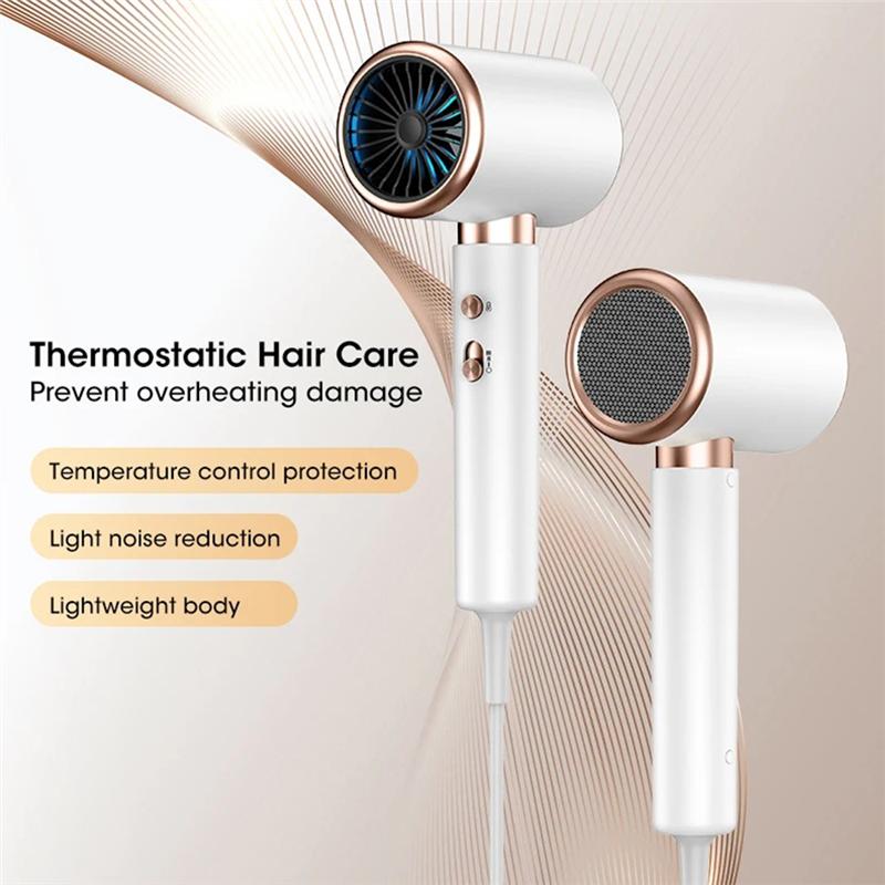 Hair Dryer Constant Temperature And Quick Drying Hair Dryer With Diffuser US Plug