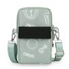 Mini-Crossbody-Handytasche für Damen – Leichter, wasserabweisender Nylonstoff mit Kartenfächern und Münzfach, Verstellbarer Riemen