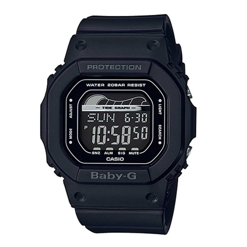 

Часы CASIO Baby-G женские цифровые квадратные G-LIDE повседневные спортивные на открытом воздухе черные BLX-560-1 [Товар]