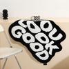 Nordic Letter Irregular Carpets Decoration Bedroom Bedside Plush Rug Home Sofa Living Room Fashion Non-slip Floor Mat Washable