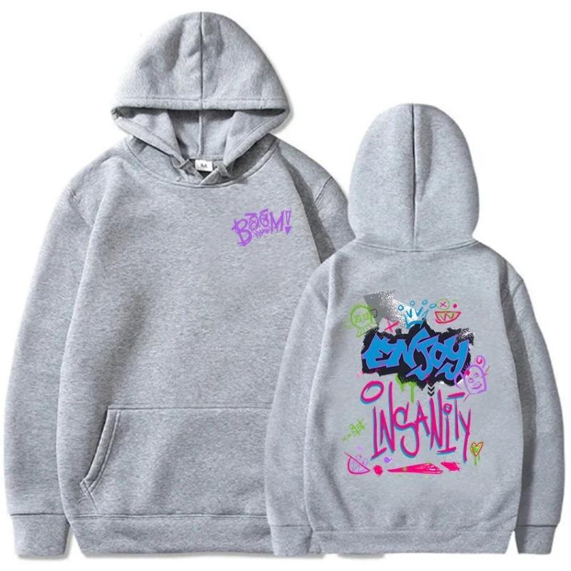 Boom Monkey desene animate hanorace grafice Jinx Arcane Joc video amuzant cu mânecă lungă pentru femei Sudadera cu glugă Pulover pentru femeie Hanorace și hanorace pentru femei