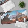 HD Printing MousePad Game Monster Hunter Wilds Mouse Pad Natural Rubber Keyboard Mat Office Desk Mat Computer Gaming Accessories