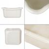 KADAX Square Bowl Plastic Basin Large With Handles