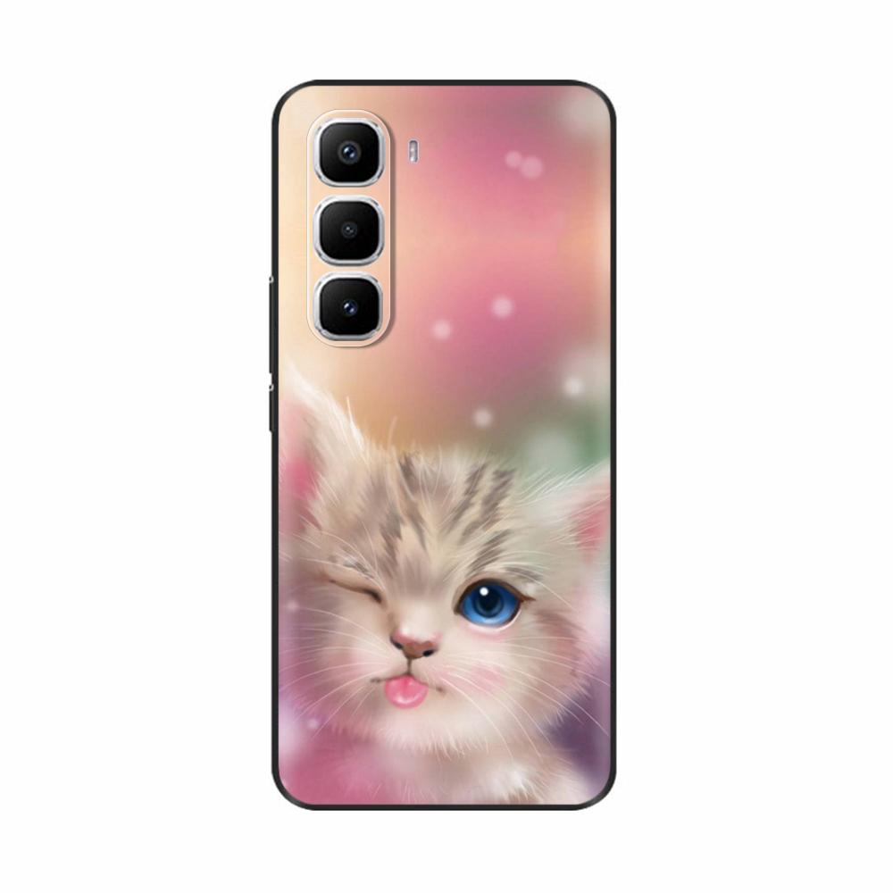 For Infinix Hot 60 Pro Plus Case Popular Love Heart Flower Soft TPU Silicone Back Cover For Infinix Hot 60i Hot60 Pro Phone Case