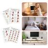 Chair Yoga Chart Illustrated Pose Cards 4 Pieces Yoga Seated Workout Poster For Seniors Beginners Fitness Flexibility Mobility