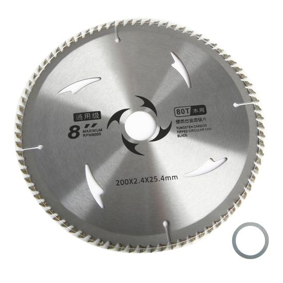 

8-дюймовый 200-мм 40T/60T/80T универсальный инструмент для пилы из сплава карбида древесины 80