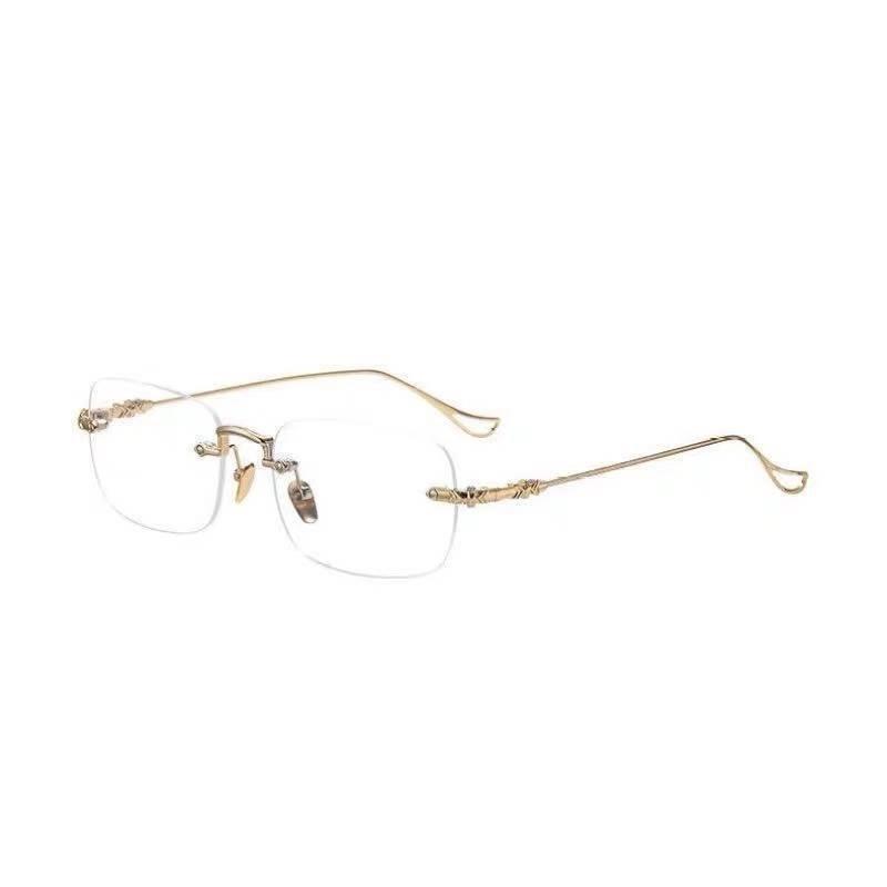 New fashion trimmed frameless color-changing reading glasses high definition anti-blue light middle-aged and elderly men and women high-grade anti-fa