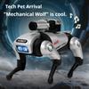 14.5cm Robot Kurt Oyuncak Modelleri Alaşım Döküm Yürüyen Robot Dokunma Algılama Ses Işık Elektronik Evcil Hayvan Köpekler Çocuklar Yetişkinler İçin Hediyeler