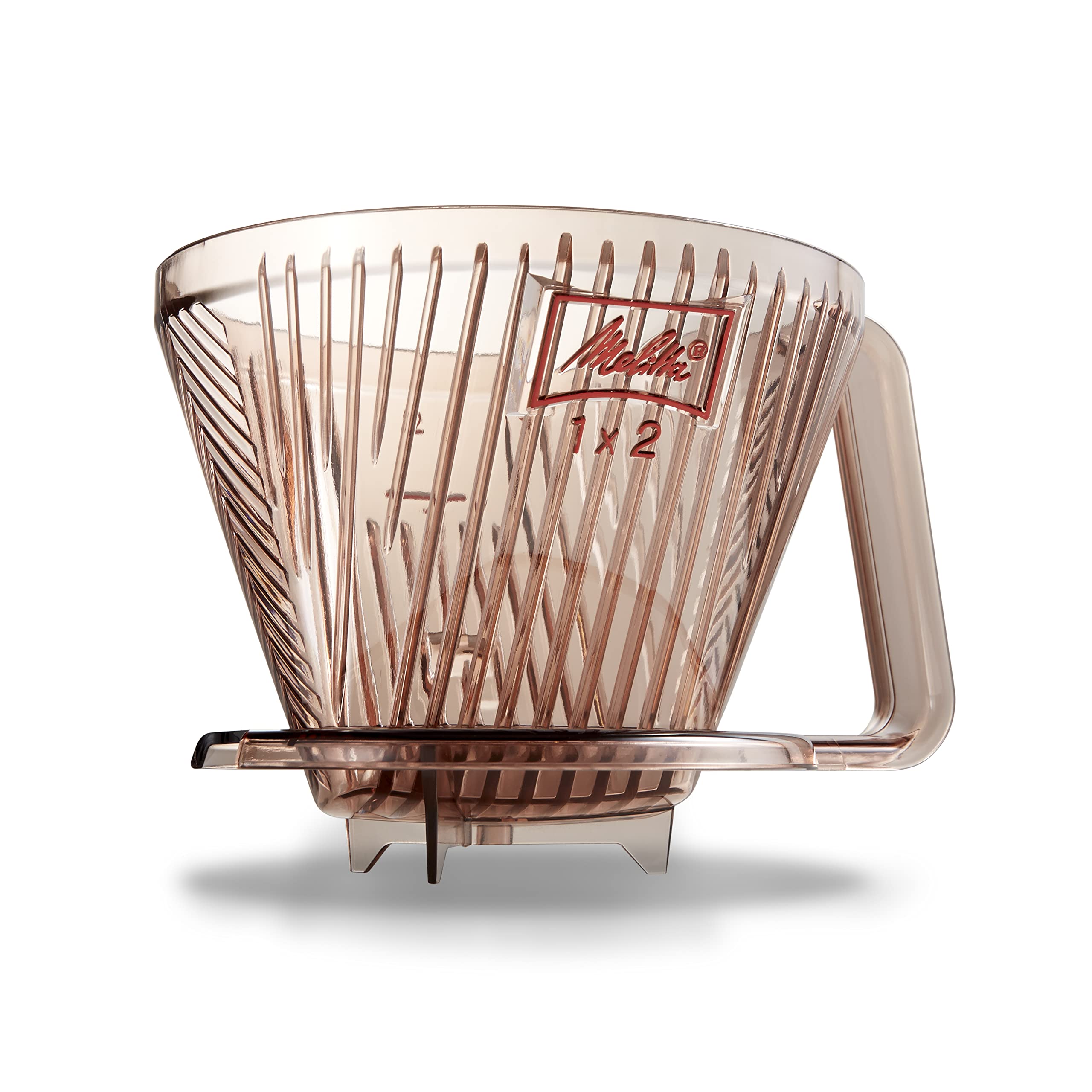 

Melitta Coffee Dripper with Measuring Spoon and Graduated Measuring Cup Aroma Filter x 2 Spoon, 2-4 Capacity, Brown, Series, AF-M1