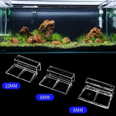 10 Pcs 6mm/8mm/10mm Fish Acrylic Clips Aquarium Lid Cover Support Holder Bracket Clamp Stand Aquarium Supply Dropship