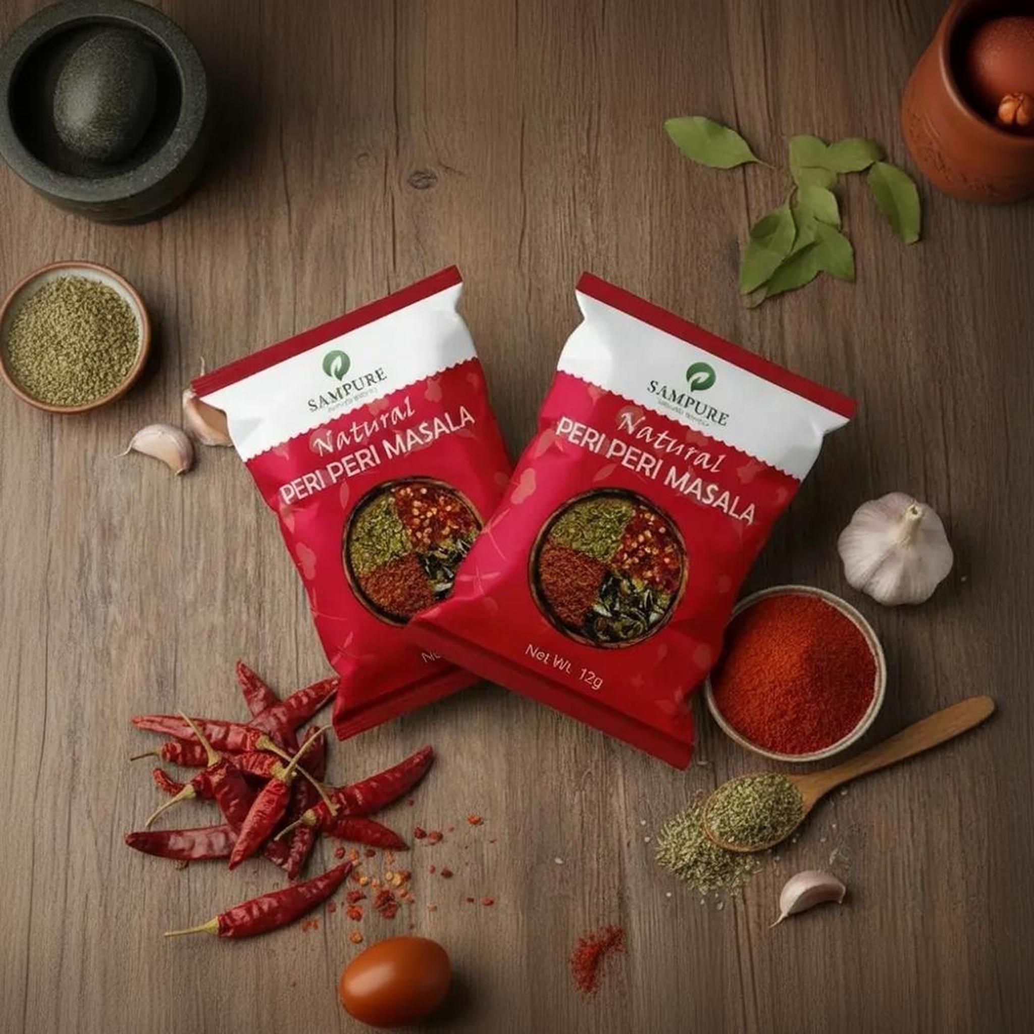 Natural Peri Peri Masala 8g (pack of 12)