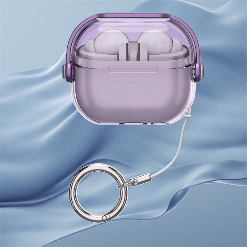 For Samsung Galaxy Buds3 FE () / Buds3 Pro () / Buds 3 Earphone Cover with Hook Headphone Bags For Galaxy Buds 3 FE