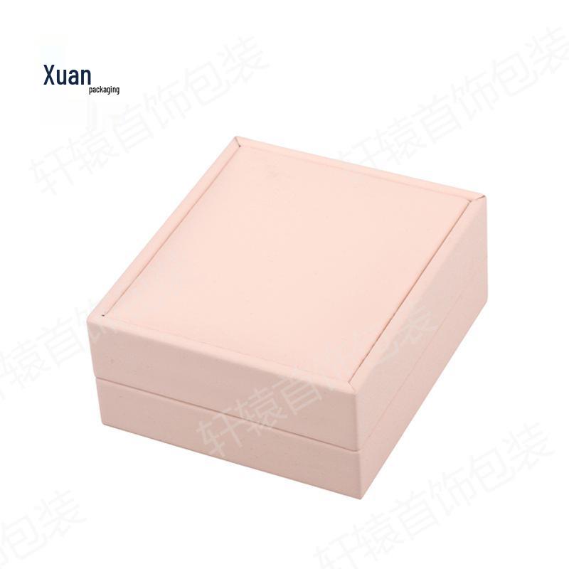 Brushed PU Jewelry Storage Box for Necklace, Bracelet, Pendant, Watch, and Accessories